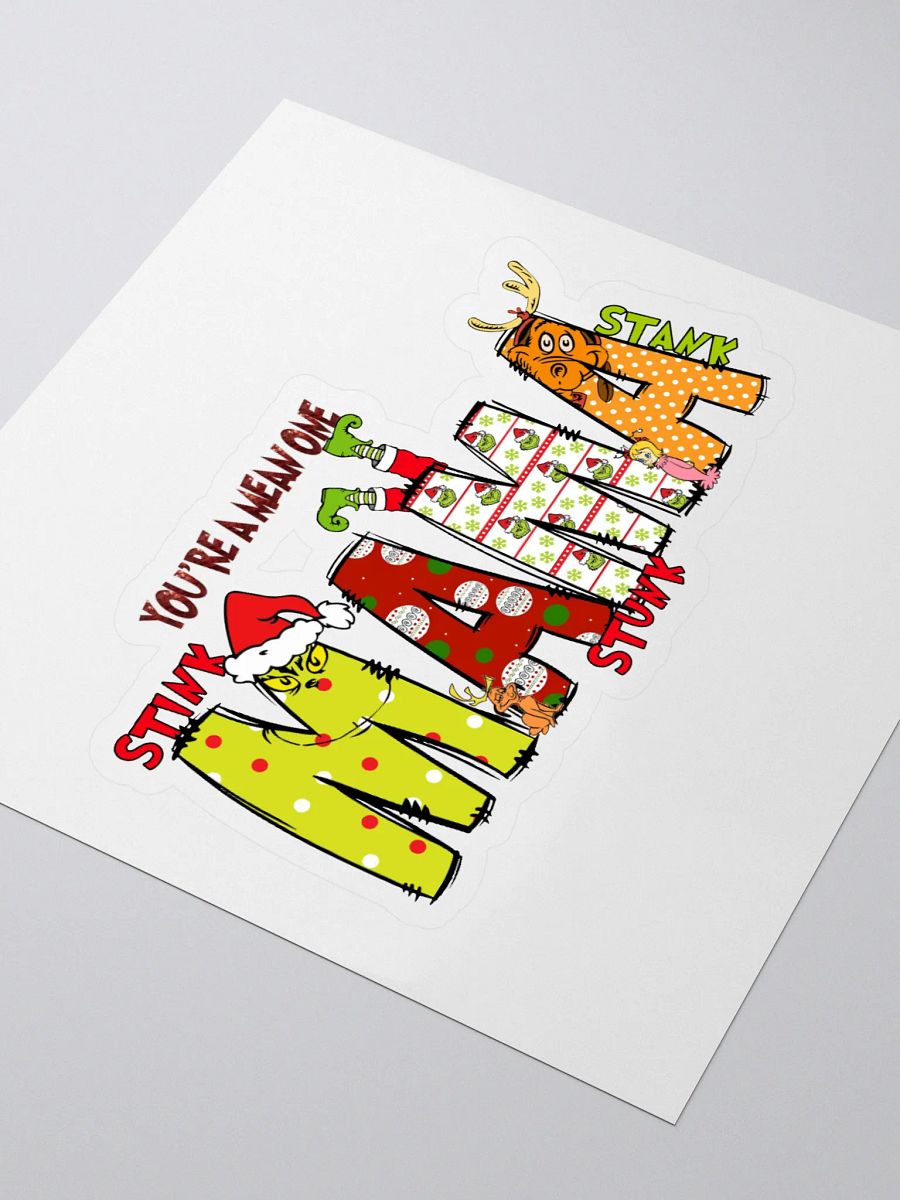 Festive 'MAMA' Kiss Cut Stickers product image (3)