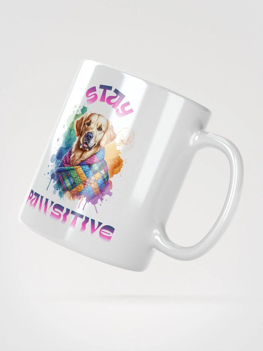Pawsitive Vibes Mug Golden Retriever product image (6)
