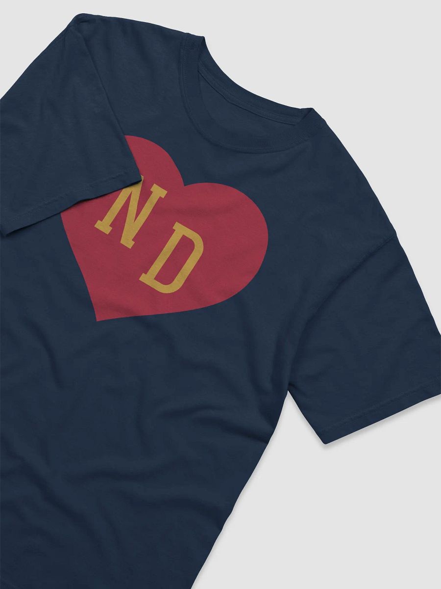 ND Heart Red Heavyweight Unisex Shirt product image (4)