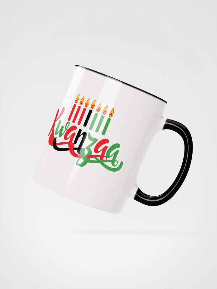 Kwanzaa Color-Accent Mug w/ Kinara & Principles product image (11)