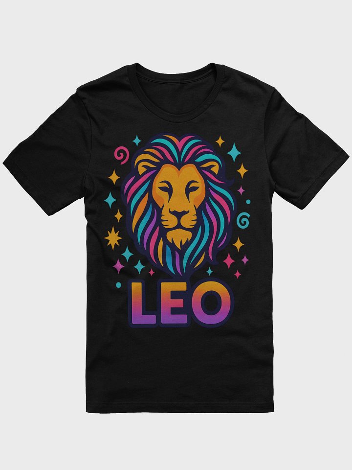 Leo Zodiac Sign T-Shirt – Bold & Radiant Star Sign Design product image (1)