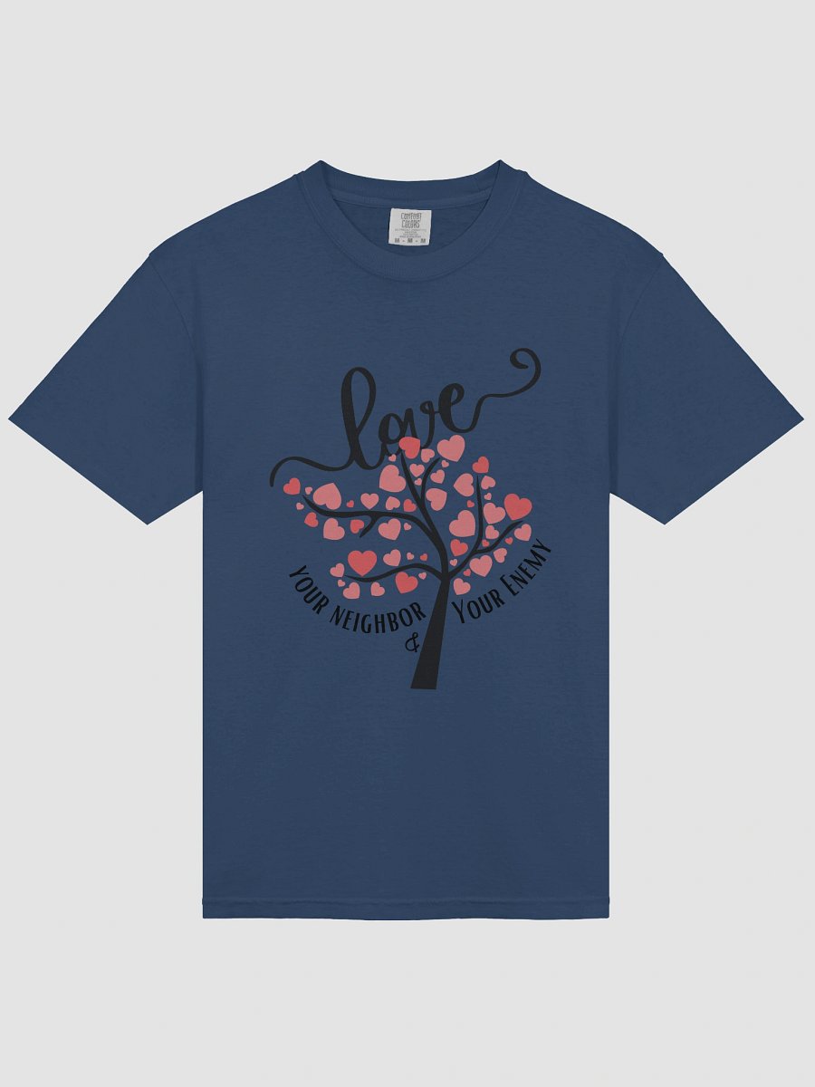 Love Your Neighbor and Your Enemy Heavyweight T-Shirt product image (3)