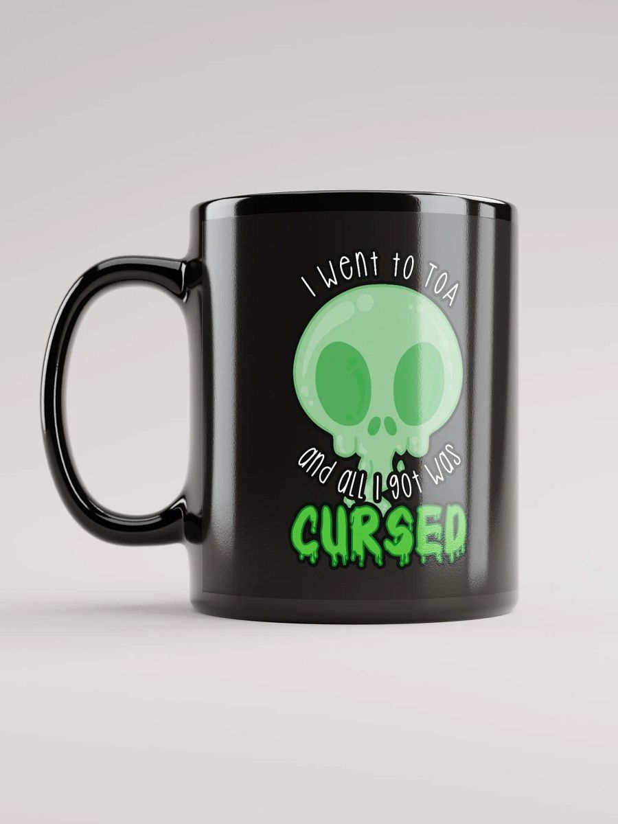 All I Got Was Cursed - Monk - Black Glossy Mug product image (6)