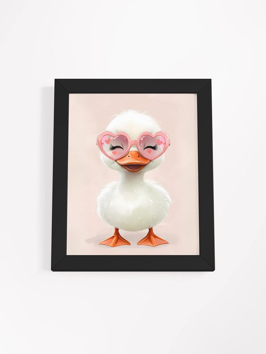 Quirky Duckling in Pink Sunglasses Poster product image (2)