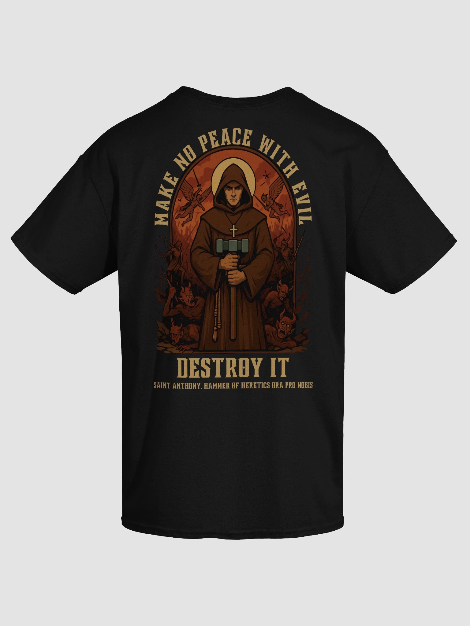 Saint Anthony Hammer of Heretics t-shirt product image (3)