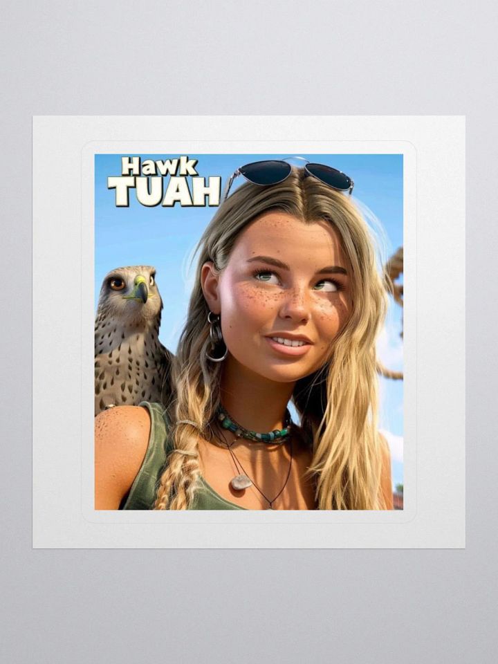 Hawk Tuah Cartoon Sticker product image (1)