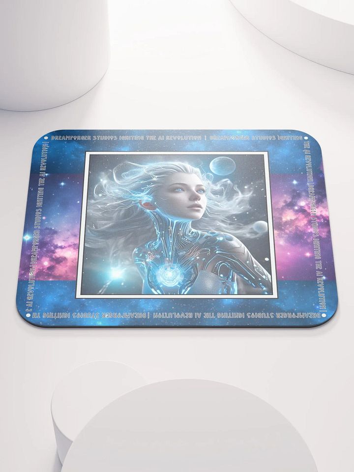 Electric Divinity: Celestial Circuitry Mouse Pad product image (1)