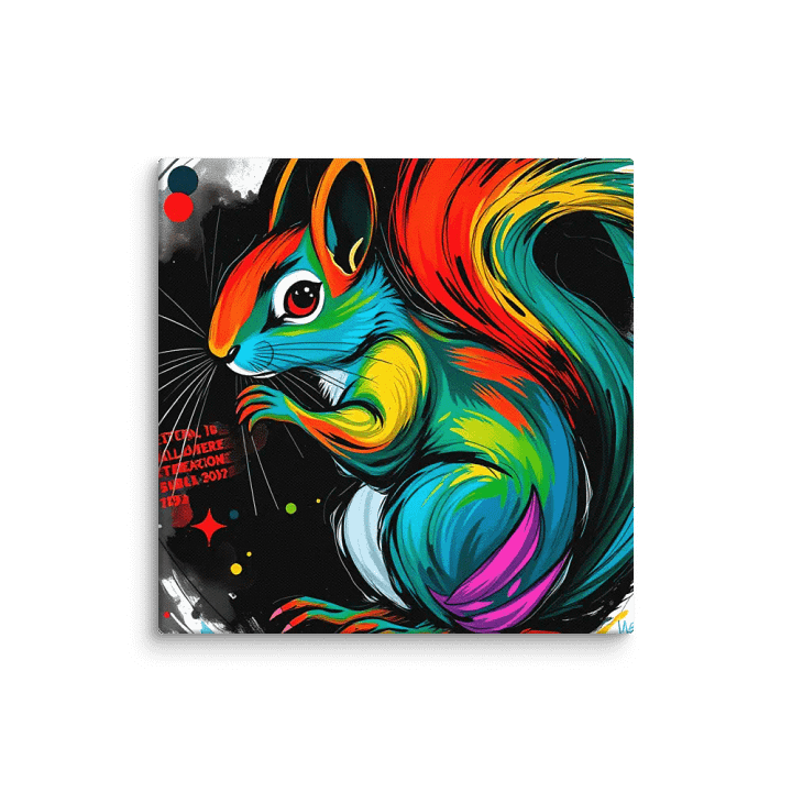 Colorful Squirrel Canvas Art product image (6)