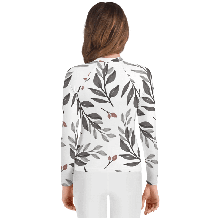 Stylish Teen Protect All-Over Print Rash Guard product image (2)