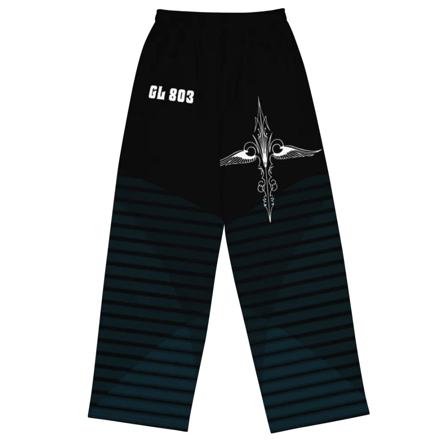 Blk With White 803 Wide Leg Pants product image (1)