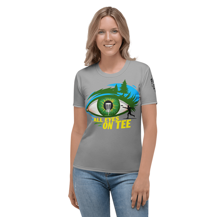 Fancy Lads Women's Grey T-shirt "All Eyes On Tee" product image (4)