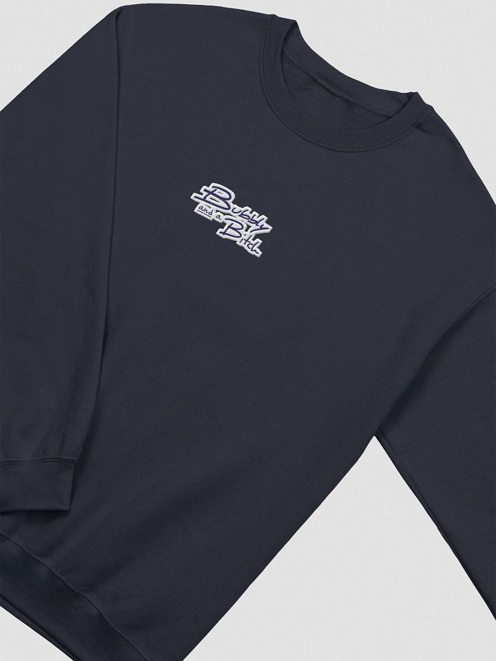 Bubbly and a B*tch embroidered crewneck (monochrome navy) product image (1)