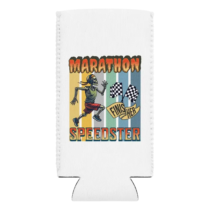 Marathon Speedster Skeleton Running Can Cooler product image (2)