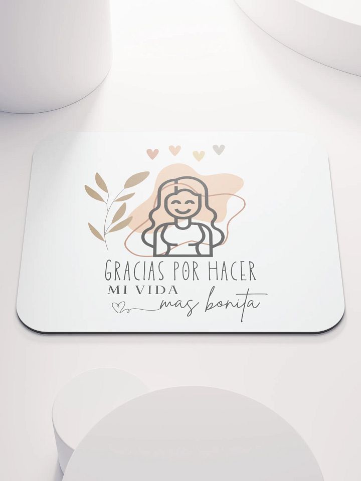 Boho Gracias (Thank you in Spanish) Mousepad Design product image (1)