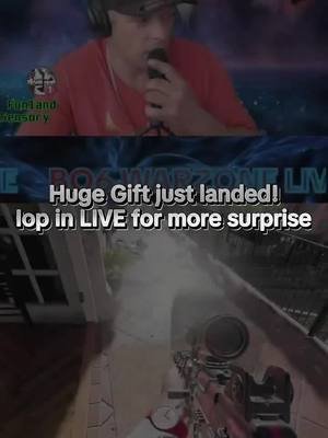 Huge Gift just landed!Hop in LIVE for more surprises