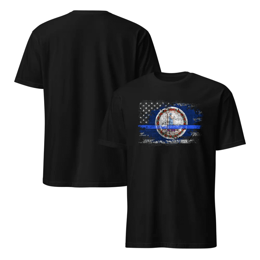 Virginia Thin Blue Line Flag product image (6)