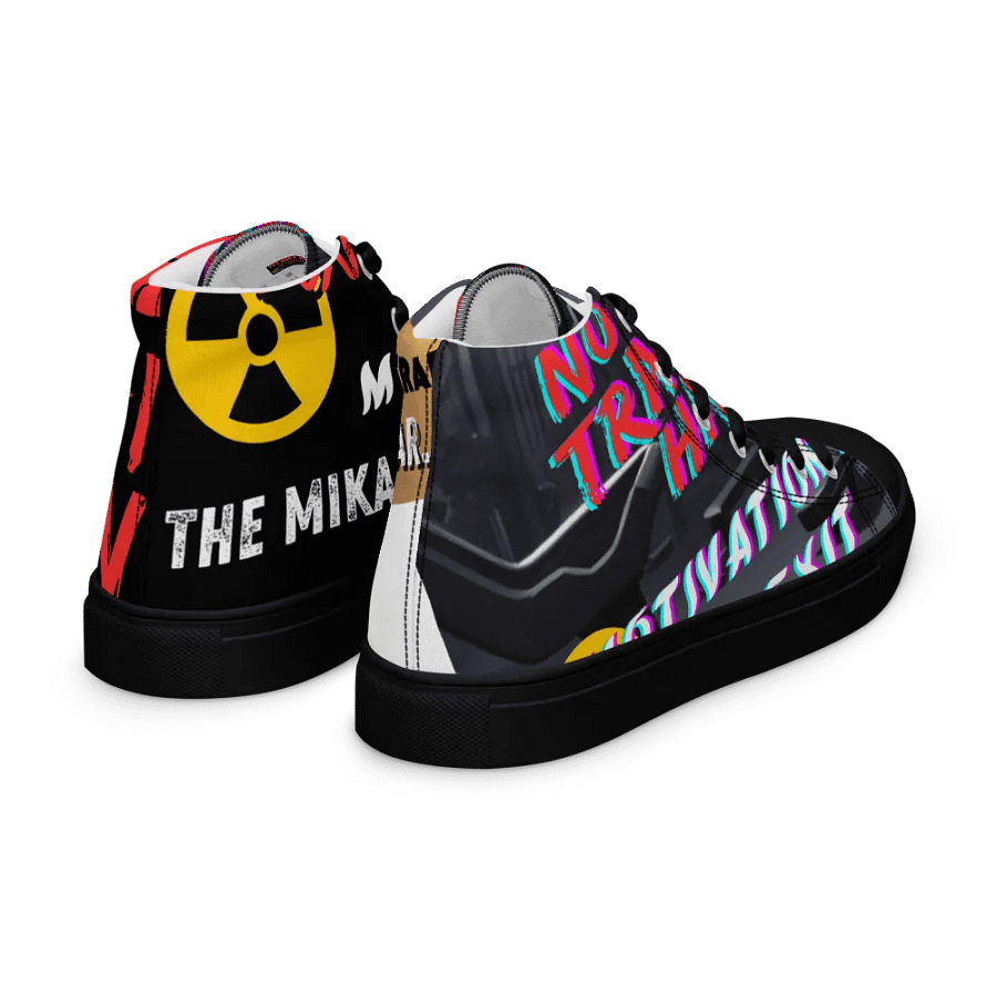 Zapatillas sport fitness de lona de caña alta para mujer by the mika king wear product image (11)