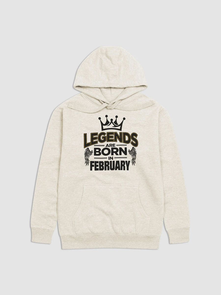 Legends are born in January Cotton Hoodie product image (1)