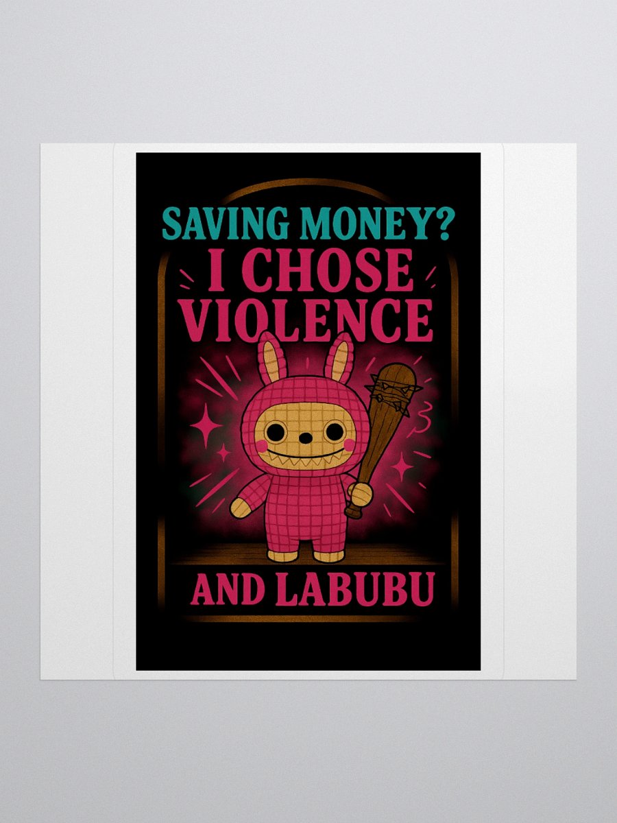 Chose Violence Kiss Cut Sticker product image (1)