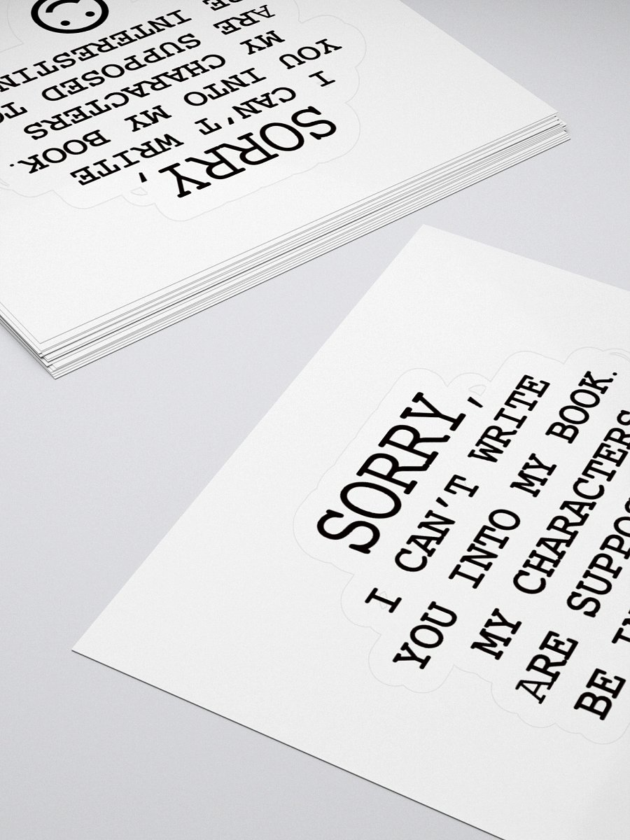 Sick Burn Kiss Cut Sticker product image (11)
