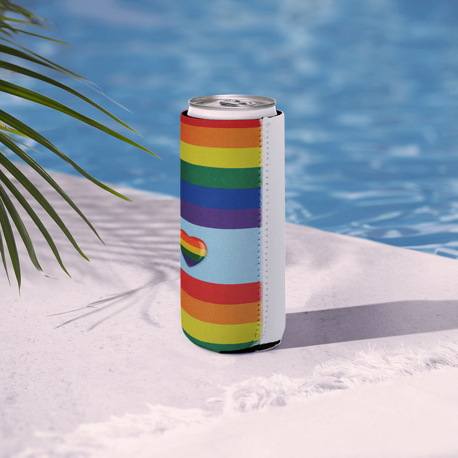 Copy of Pride Heart Can Cooler product image (15)