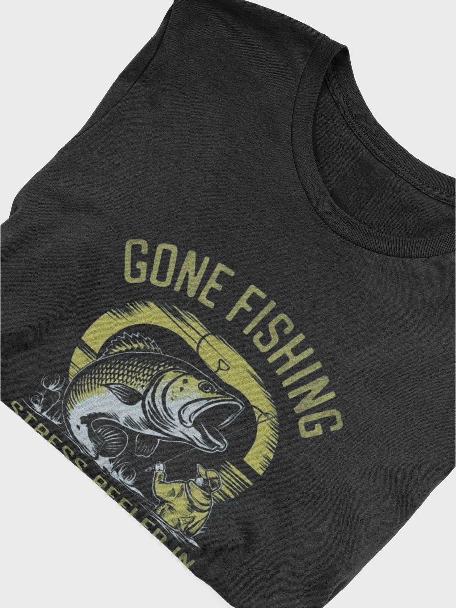 Reel Therapy: Stress-Free Fishing Adventure Tee product image (5)