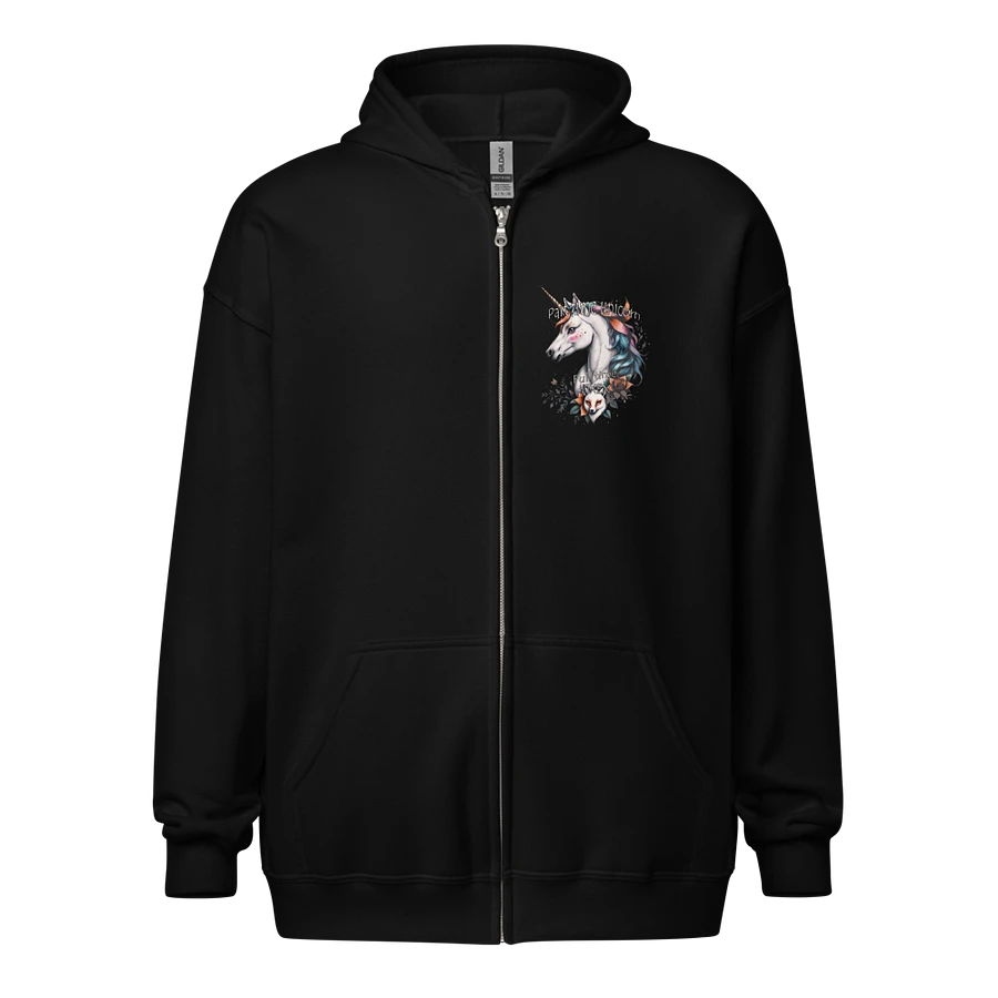 Part-Time Unicorn Full-Time Vixen Zip-up hoodie product image (13)