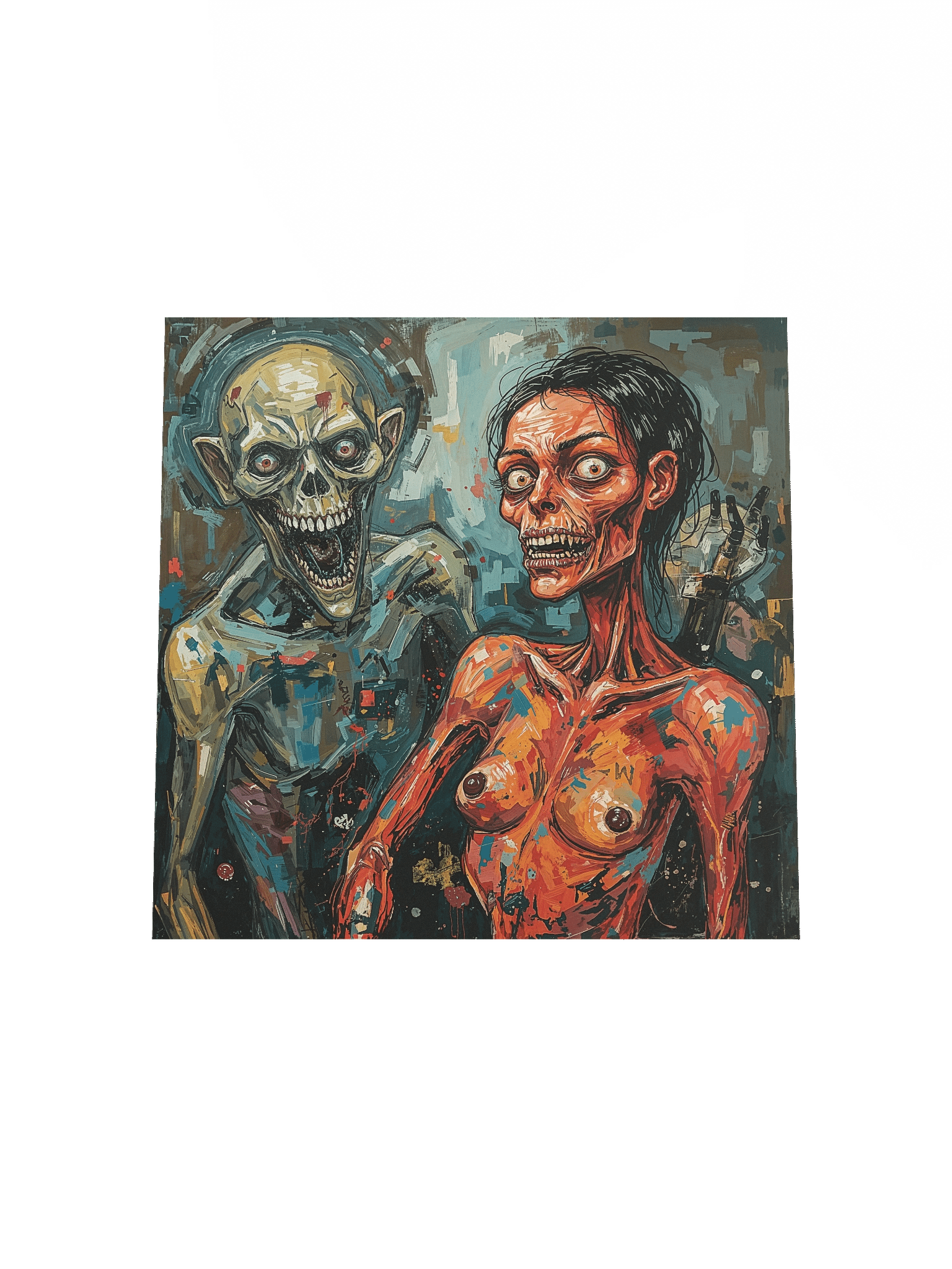 Brushstrokes of the Damned Matte Poster product image (16)