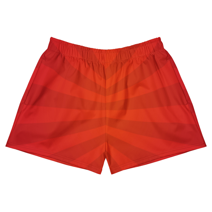 Radiant Red Sunburst Athletic Shorts product image (1)