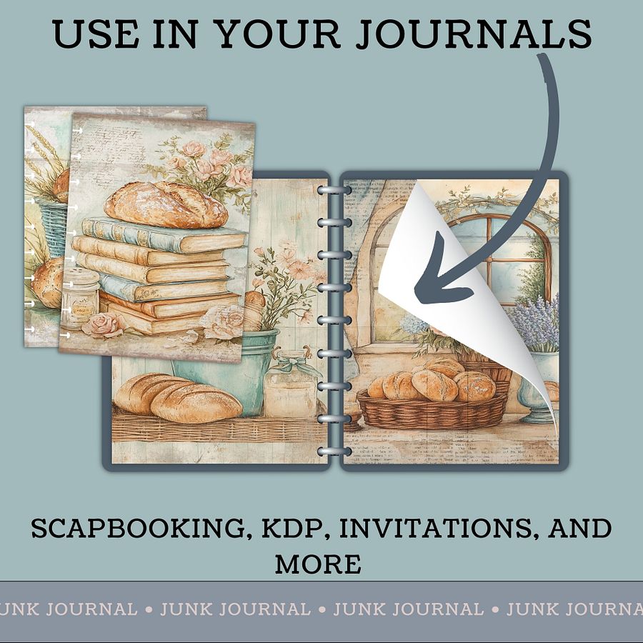For The Love of Bread - Digital Papers V3 - Commercial Use product image (3)