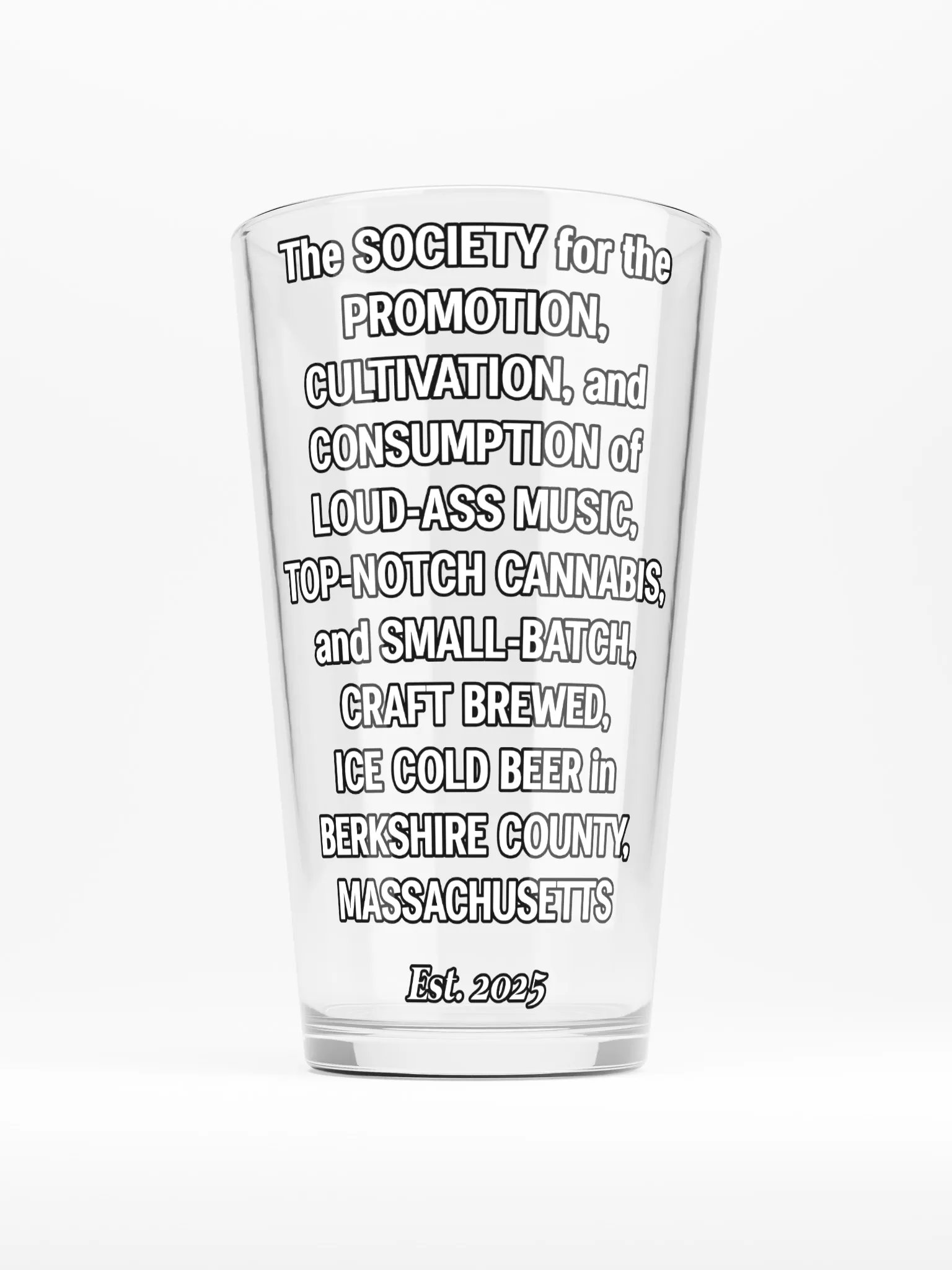 Secret Society Beer Glass product image (1)