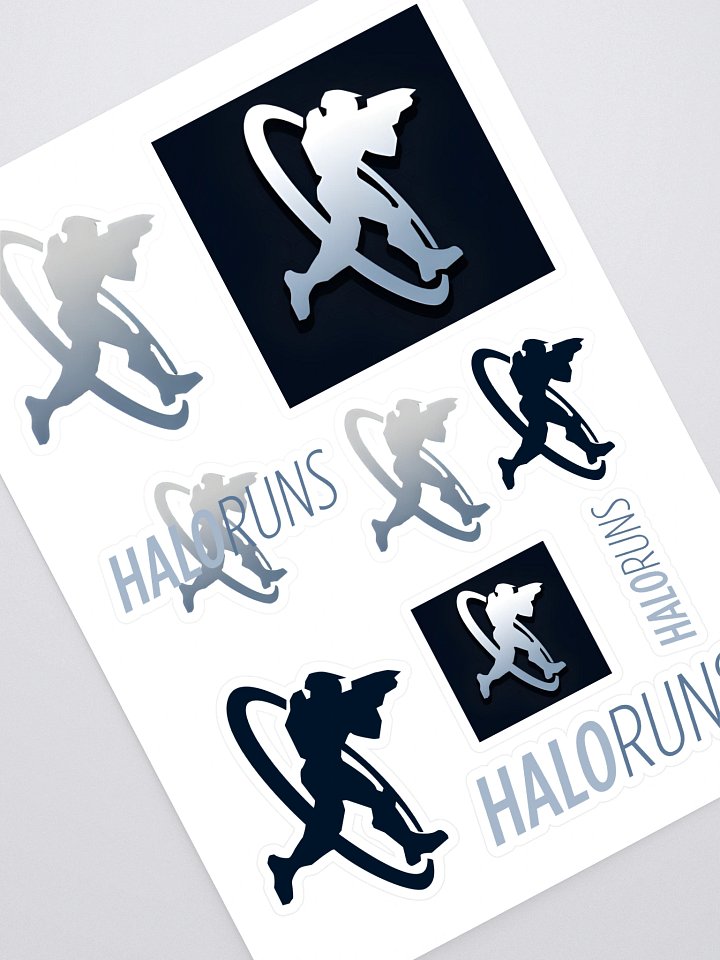 HaloRuns Sticker Sheet product image (1)