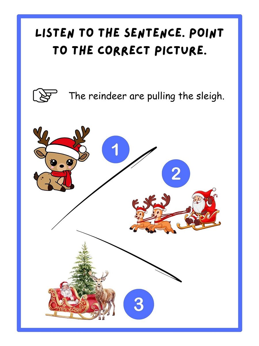 Christmas Rhyme and Read Worksheets product image (3)