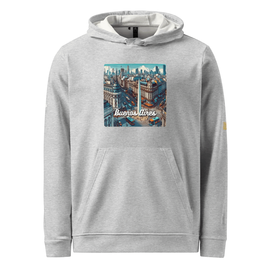 Adidas Fleece Hoodie | Ai Design Buenos aieres city product image (1)