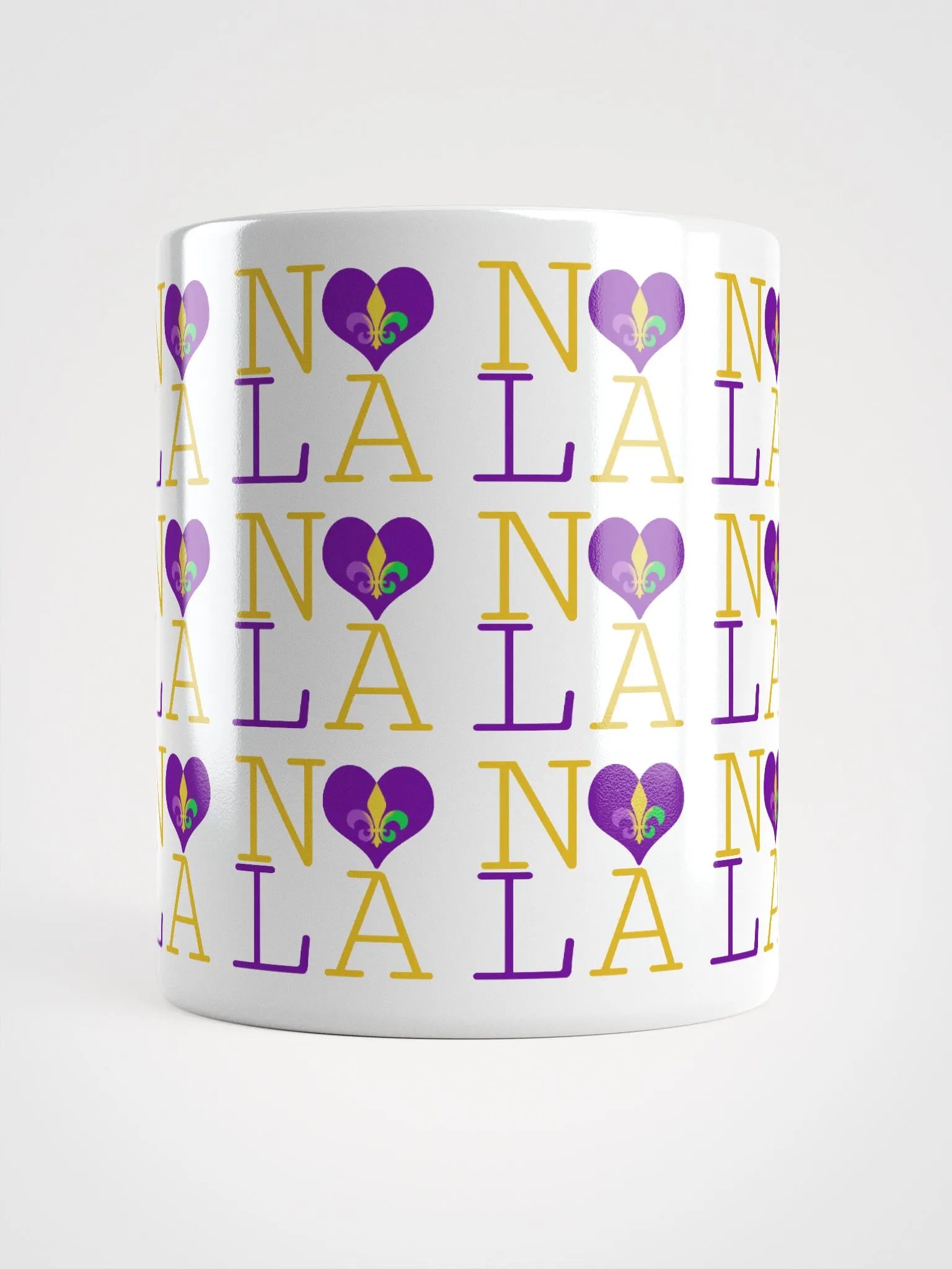I LOVE NOLA **LEGACY MUG** (MARDI GRAS 3 FULL INFINITY) product image (14)