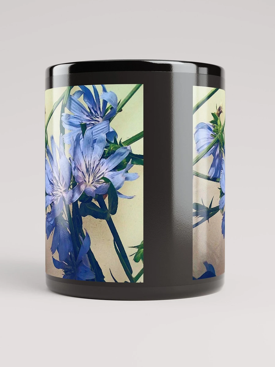 Blue Wildflower Black Coffee Mug product image (10)