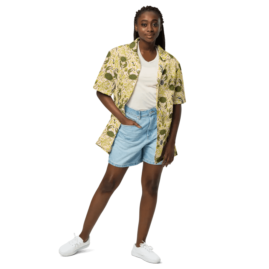Tropical Crab Paradise Hawaiian Shirt product image (3)