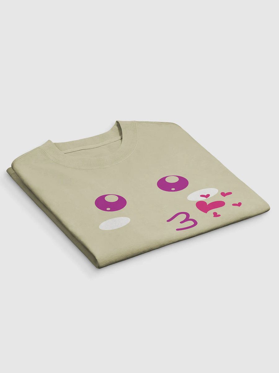 Flying Kiss Smiley Oversized T-Shirt by AS Colour 5082 | Premium Faded Tee for Casual Style product image (3)