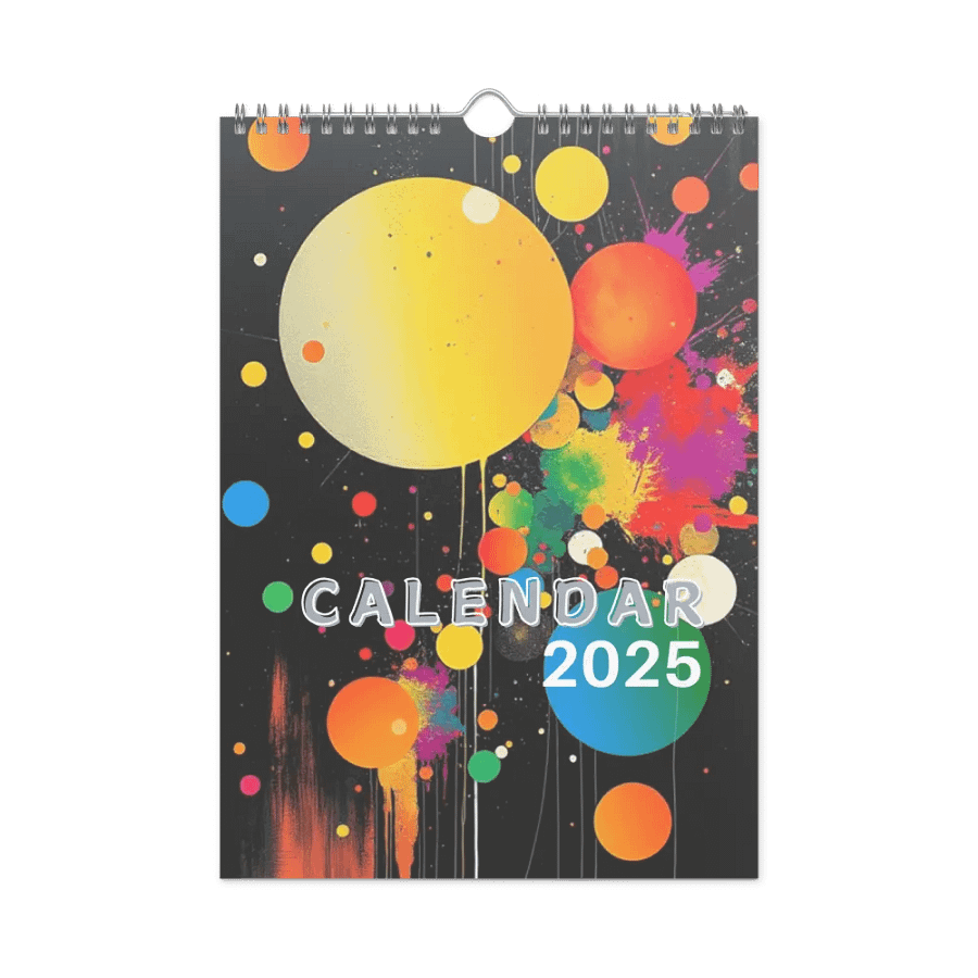 ART ABSTRACT WALL CALENDAR 2025 product image (3)