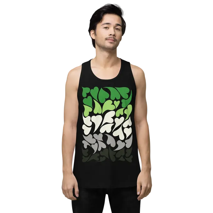 Nestled PRIDE Aromantic Tank Top product image (1)