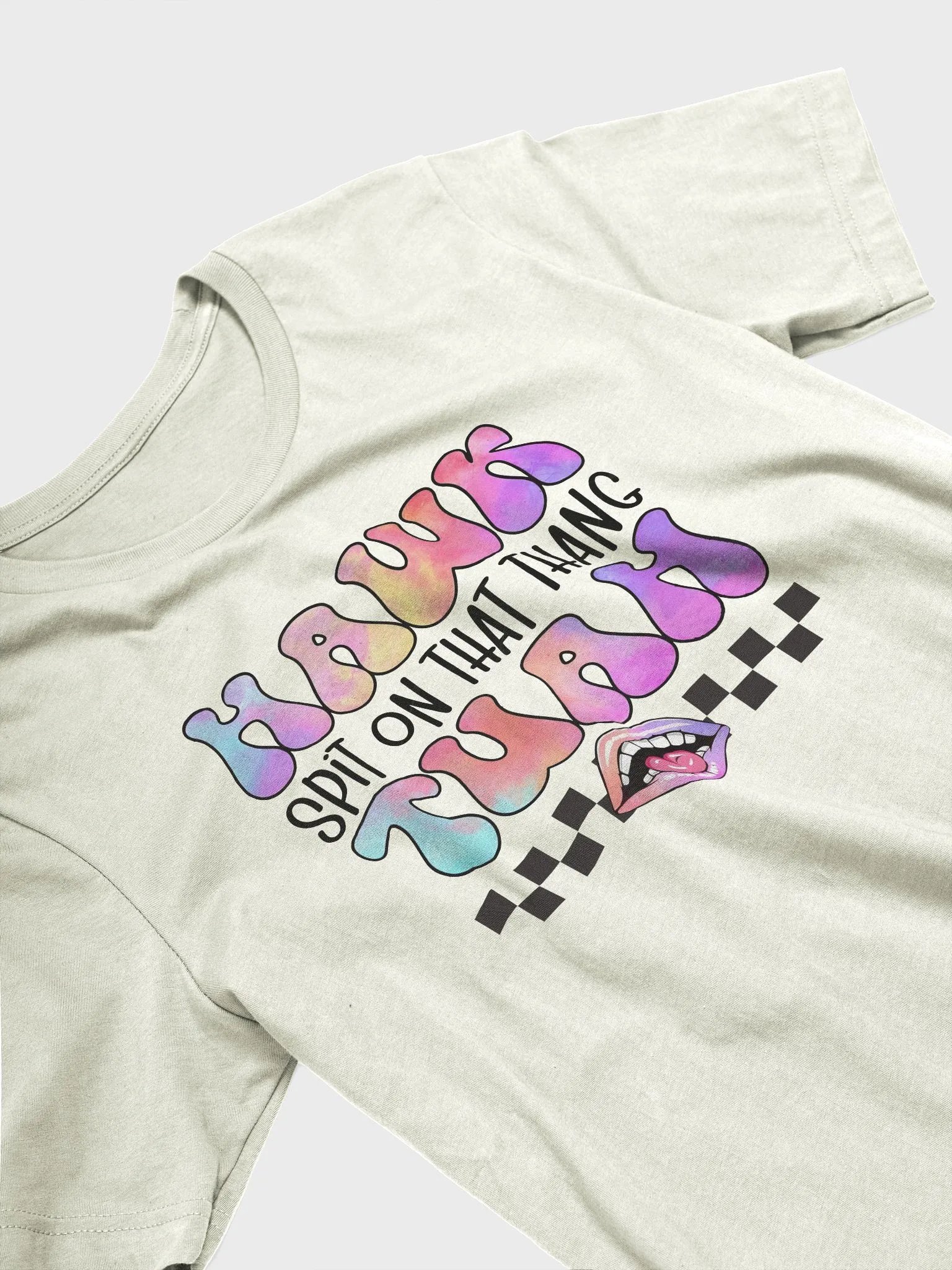 Hawk Tuah shirt, groovy spit on that thang funny quote, viral meme tee product image (3)