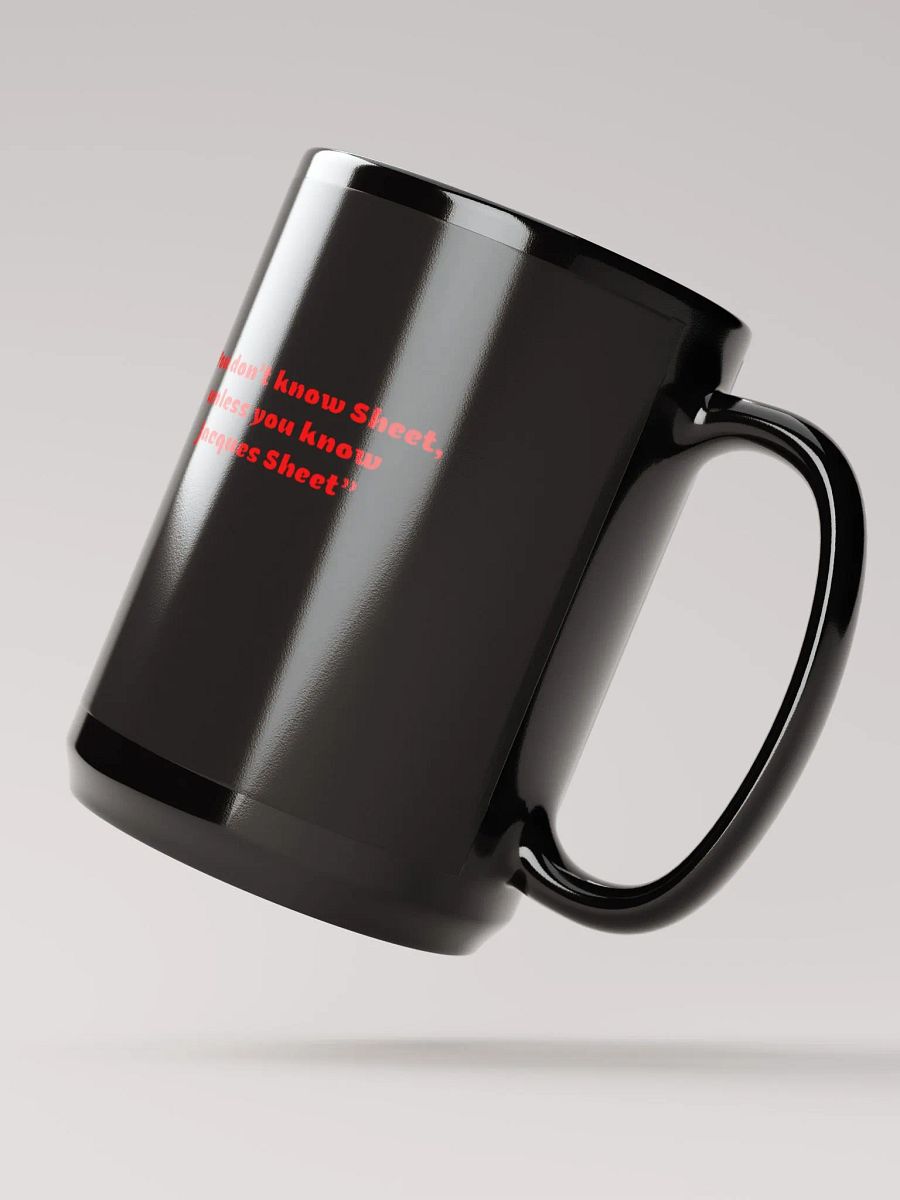 Jacques Sheet 15oz. Mug/Black product image (3)