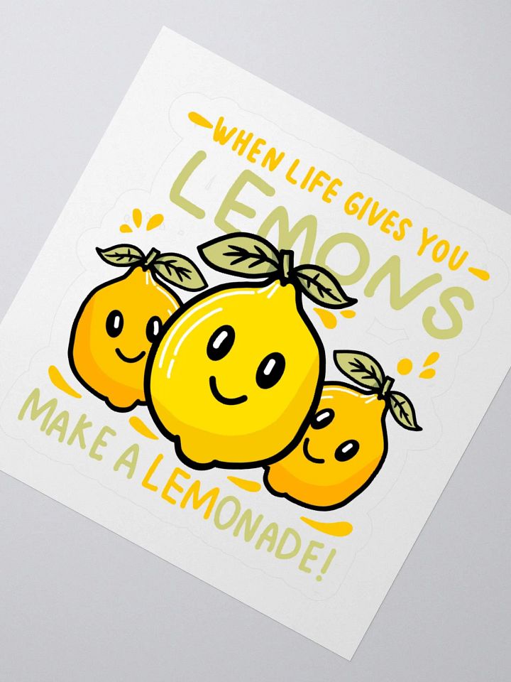 Lemonade Kiss Cut Stickers product image (5)