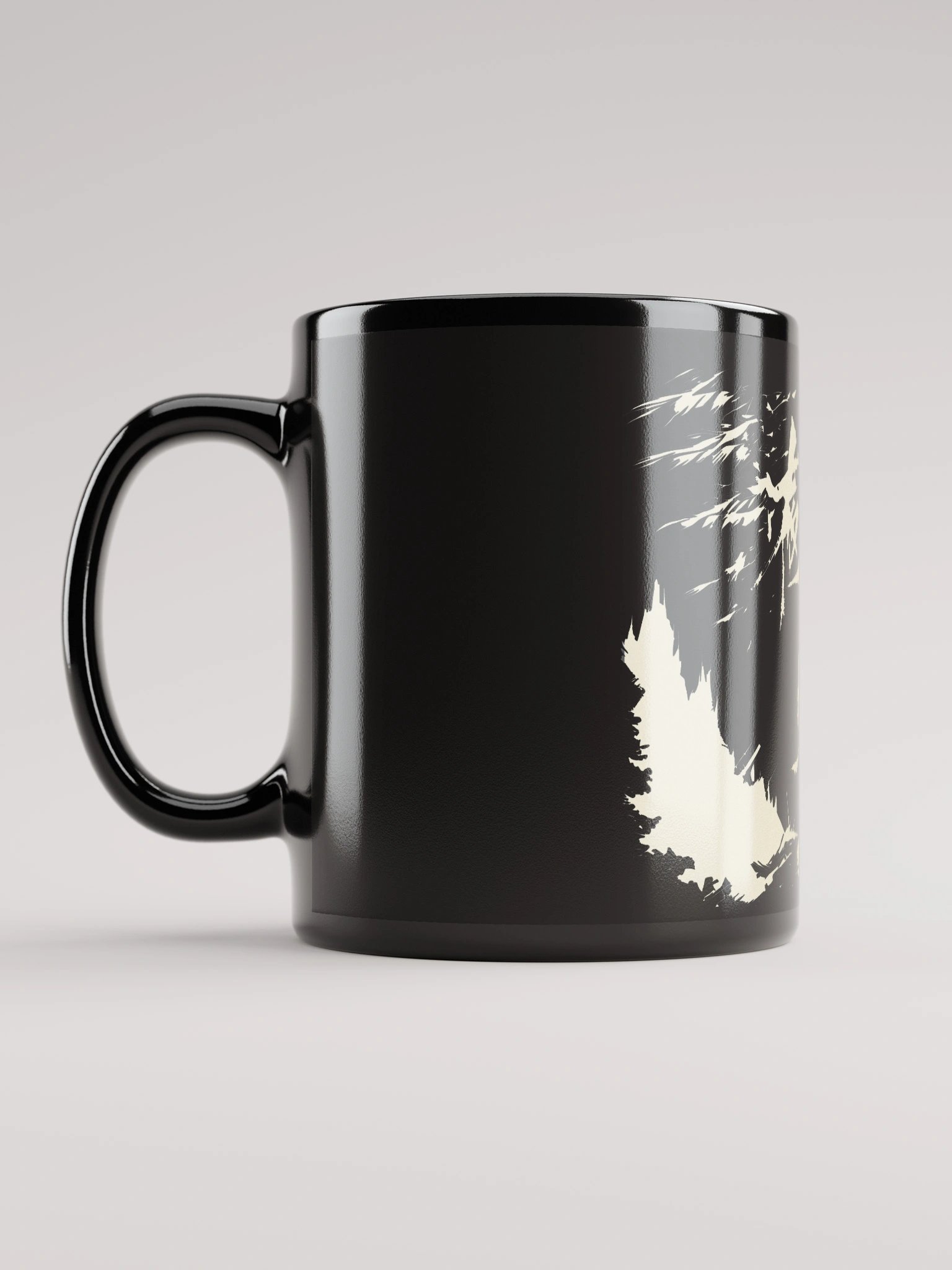 Mysterious Warrior Illustration - Stormy Landscape Art MUG product image (11)