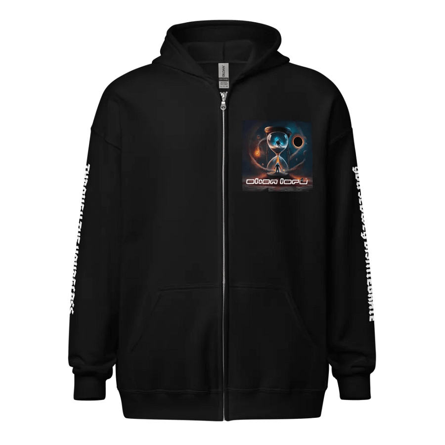 Through The Hourglass Lyric zip-up hoodie product image (1)