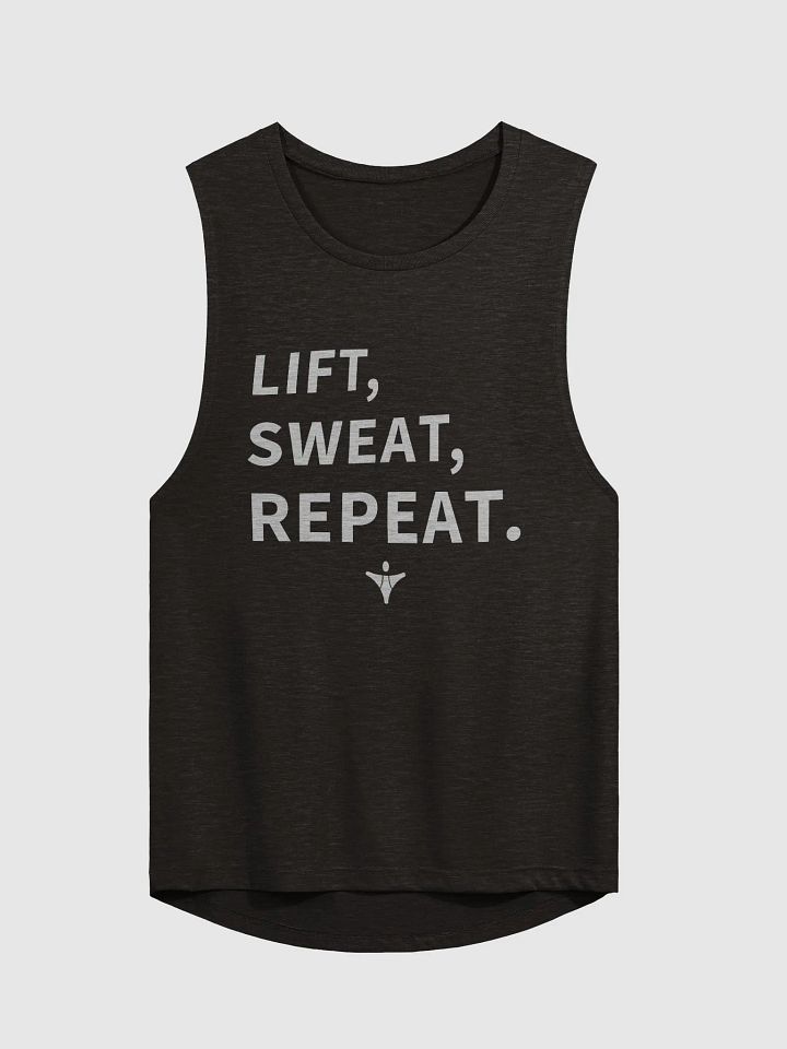 LIFT SWEAT REPEAT | Muscle Tank (Light Text) product image (1)