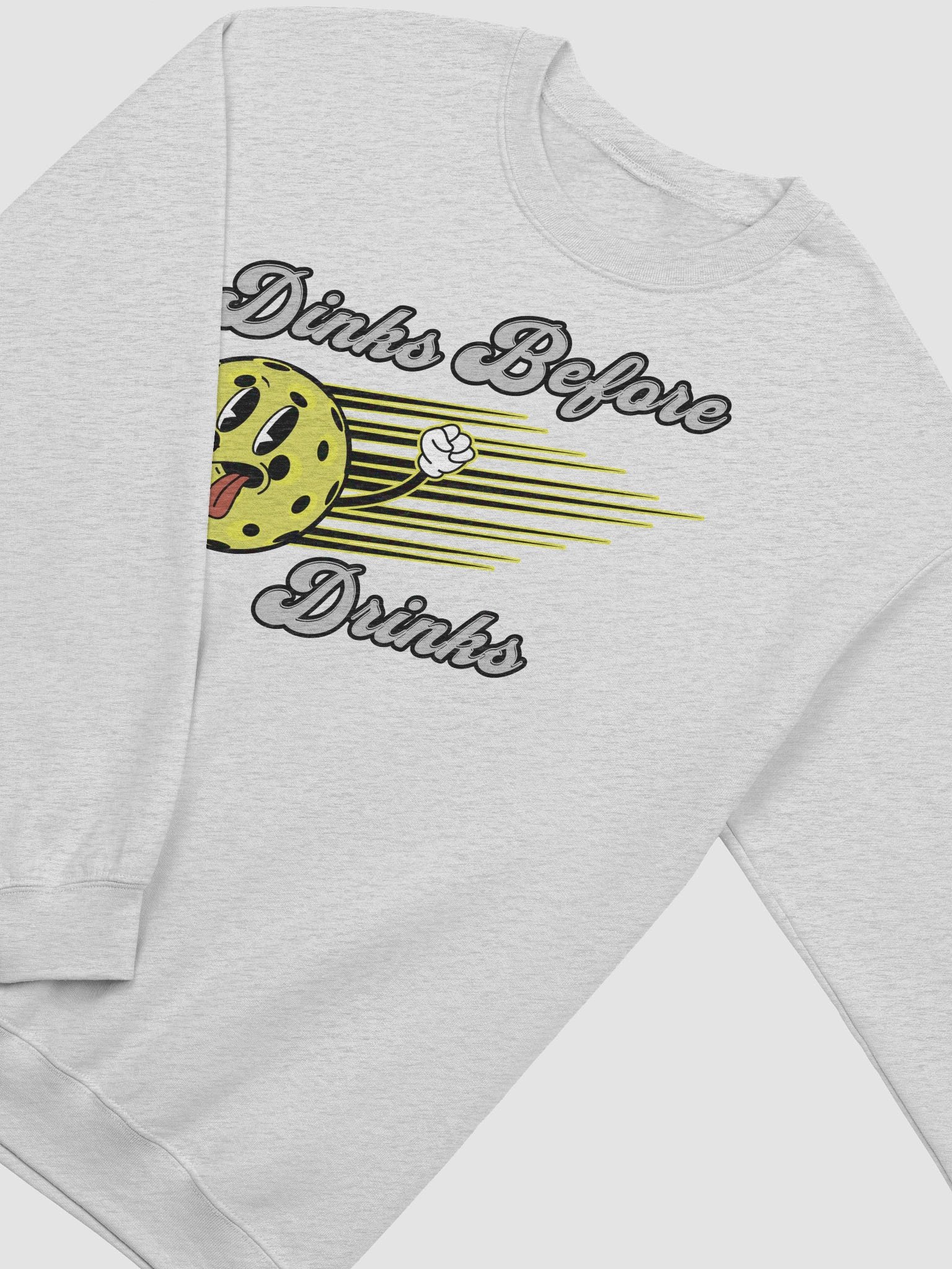Dinks Before Drinks Pickleball Playful Sweatshirt product image (14)