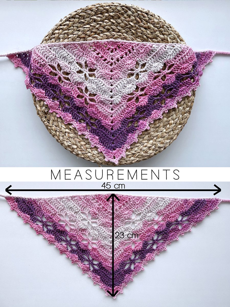 Crochet Pattern: Sakura Bandana V2 product image (2)