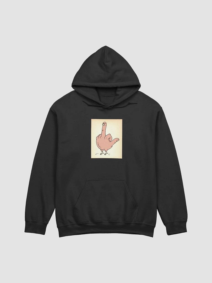 Middle Finger Rude Gesture Pigeon Hoodie product image (7)