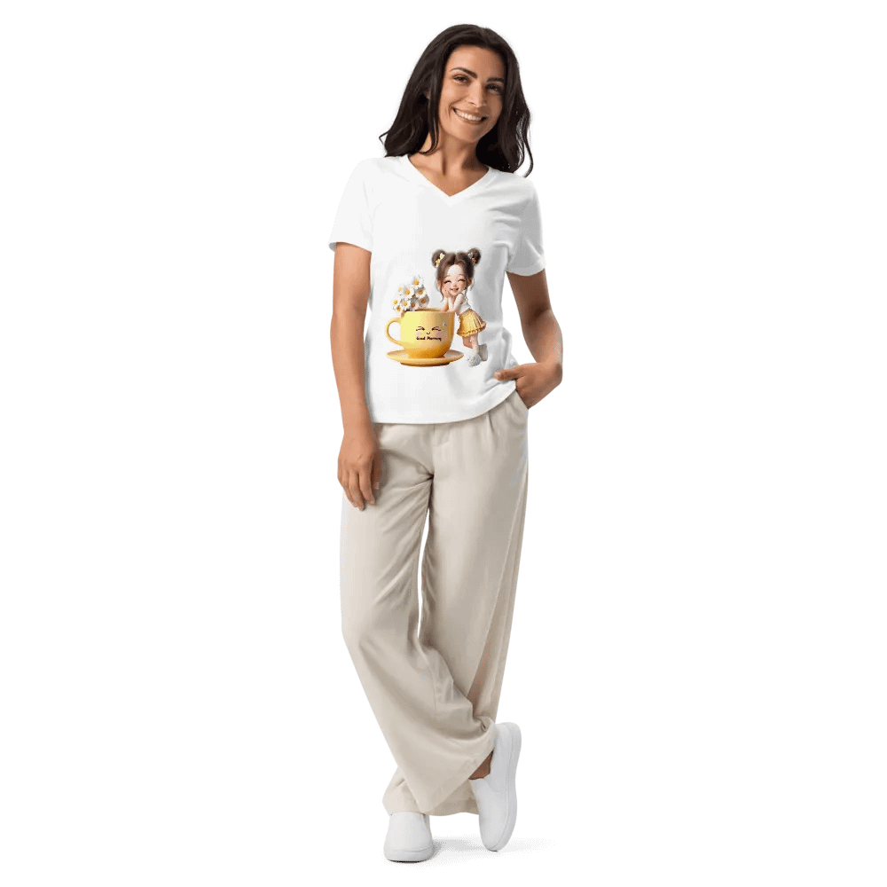 Bella+Canvas Women's Relaxed V-Neck T-Shirt product image (9)